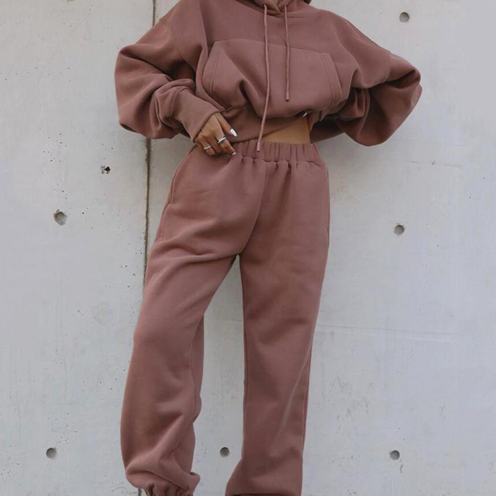 Cozy Casual Hoodie and Sweatpants Set