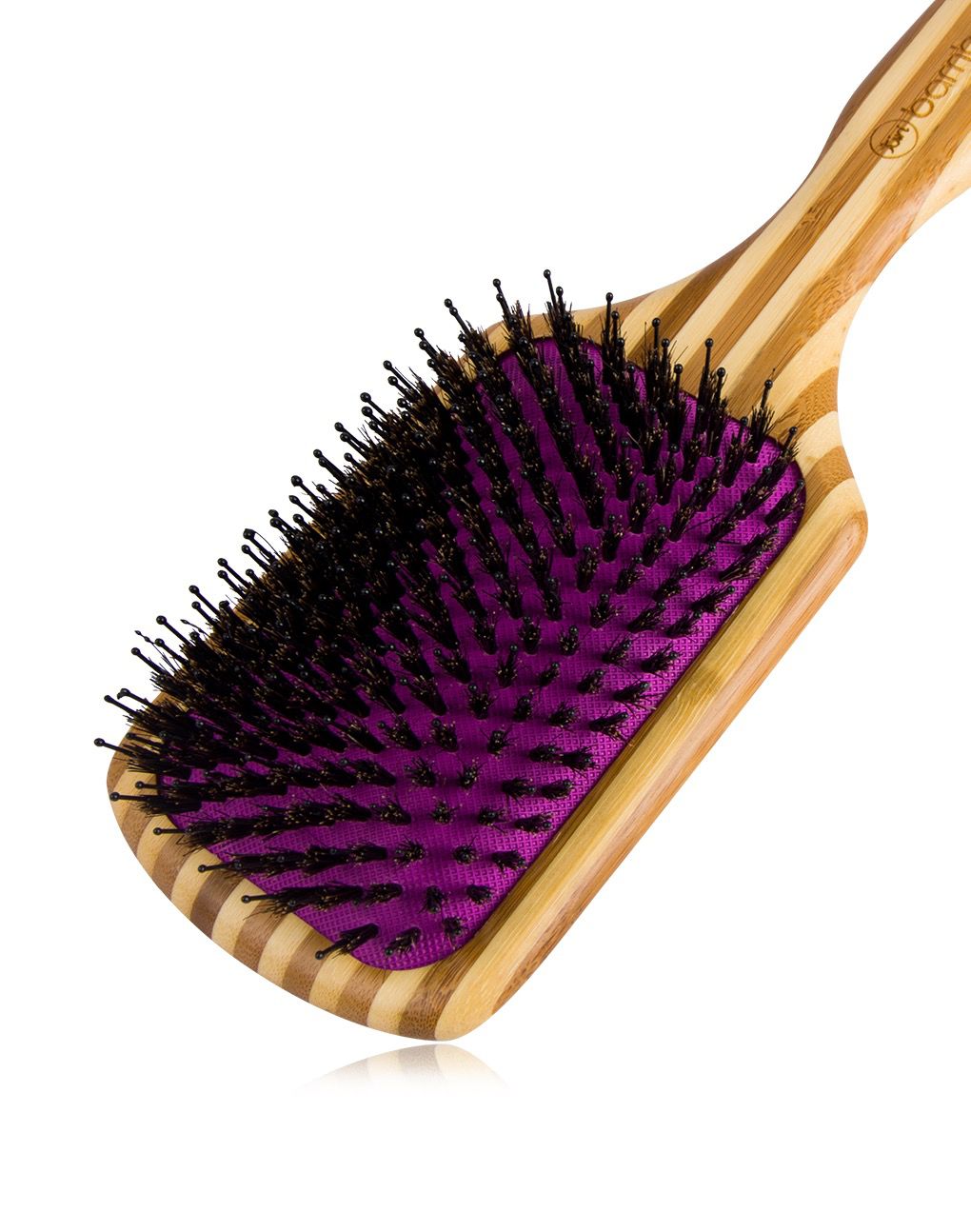 TiriPro Detangling Bamboo XL Paddle Brush with Boar Bristles