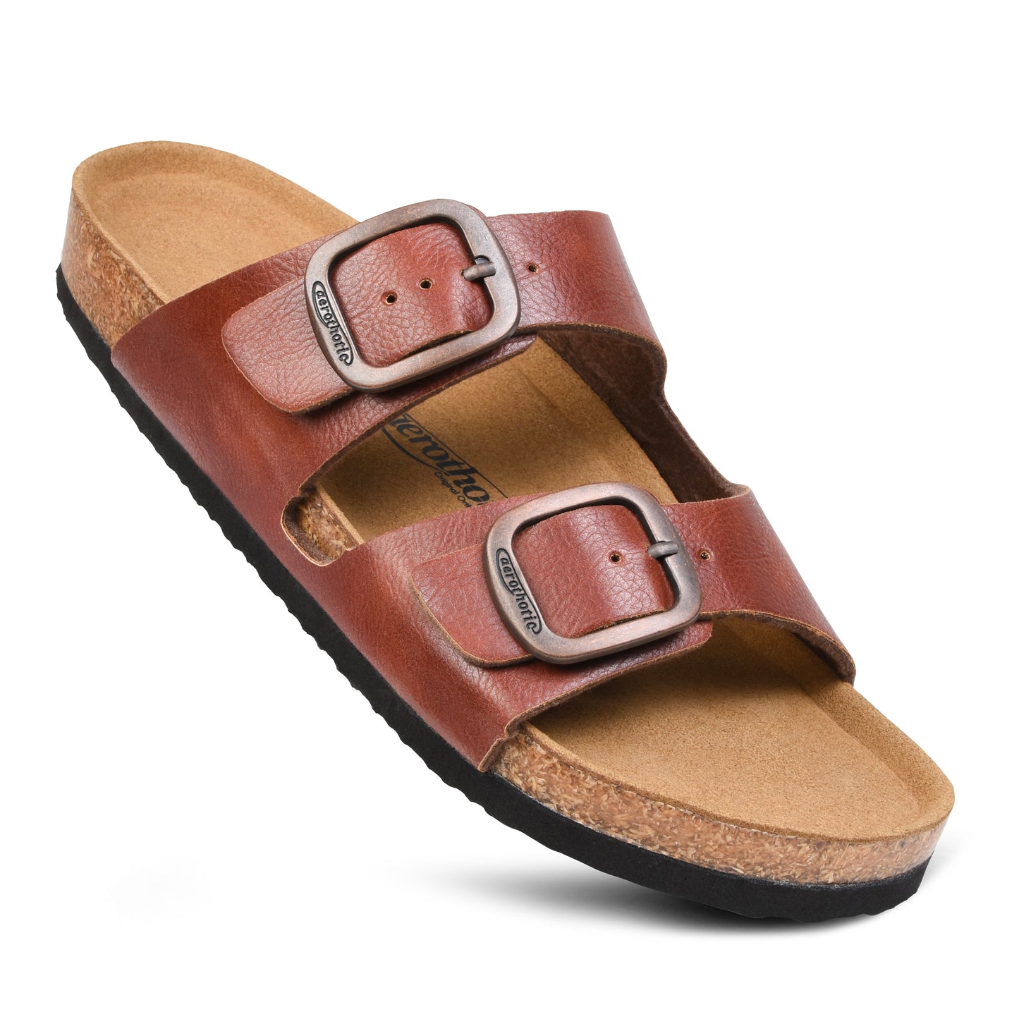 Cork Footbed Slide Sandals