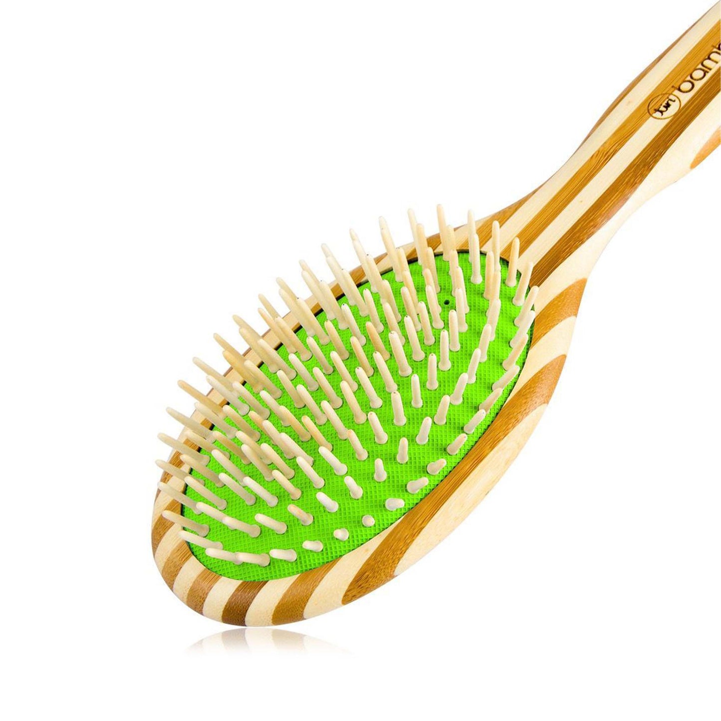 TiriPro Bamboo Hair Brush with Massaging Acupressure Bristles