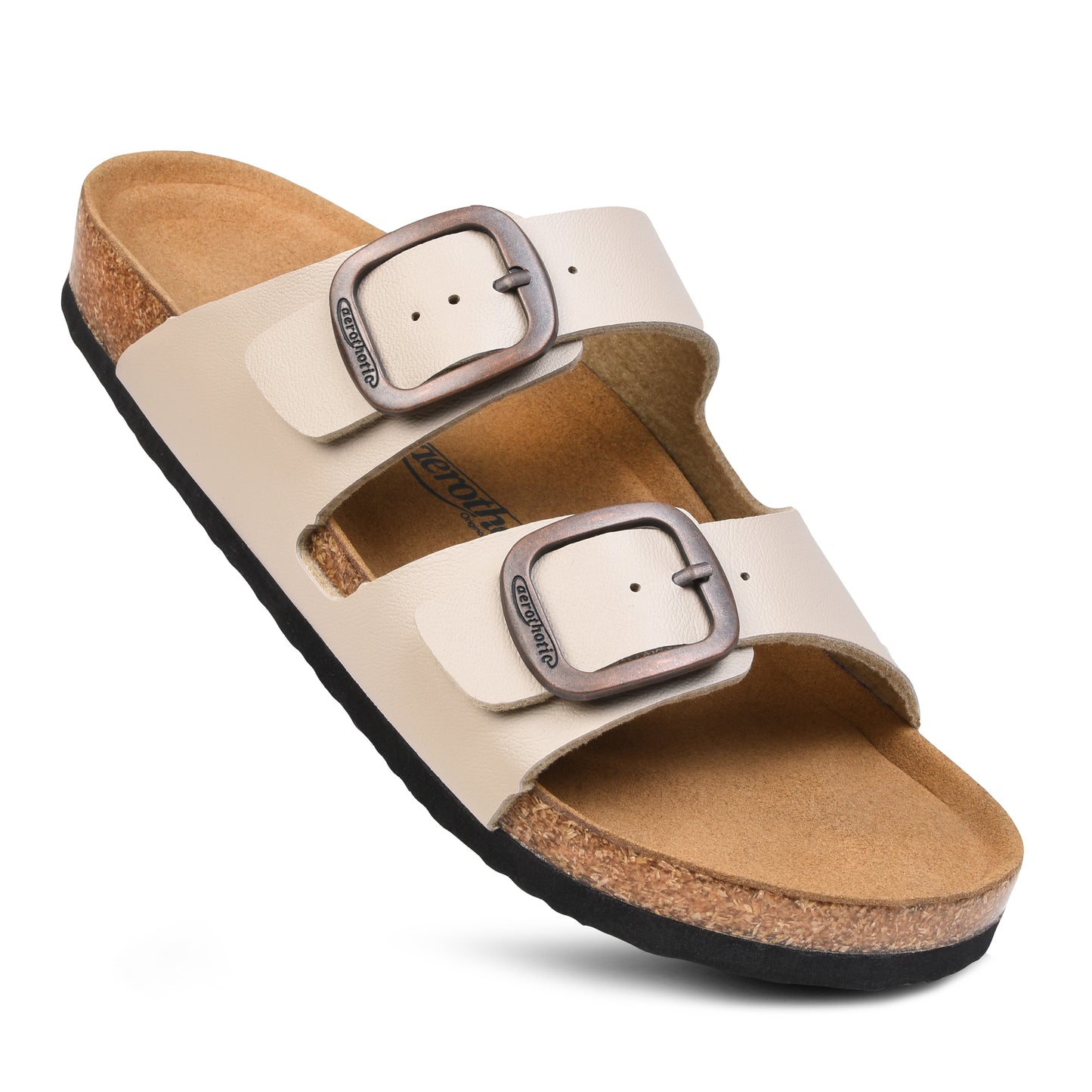 Cork Footbed Slide Sandals