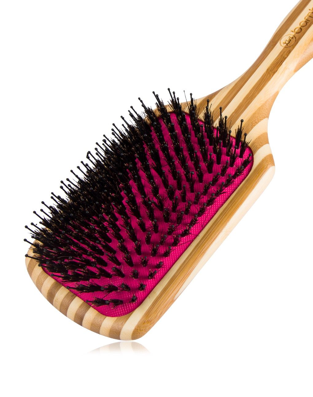 TiriPro Detangling Bamboo XL Paddle Brush with Boar Bristles