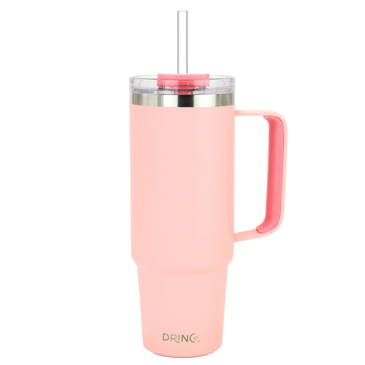 Drinco 30oz BugSur Tumbler with Handle (Peach)