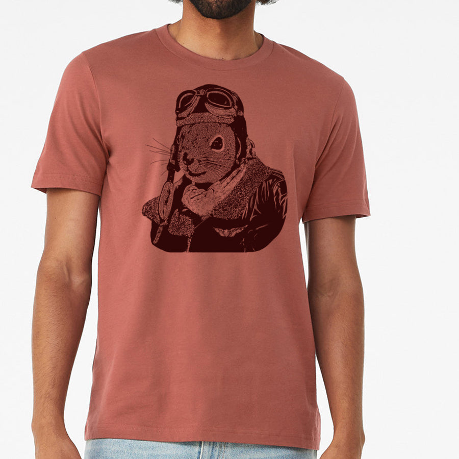 Flying Squirrel Pilot T-shirt