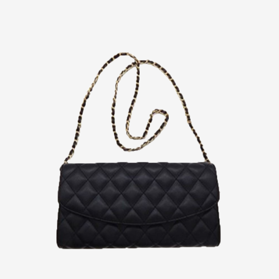 Quilted PU Leather Handbag